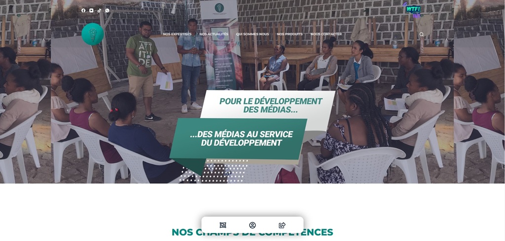 NGOs CID - Dynamic showcase application for NGO projects and initiatives