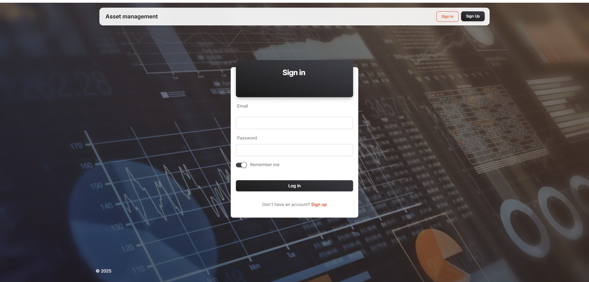 DashTech - Business dashboard application for real-time performance tracking
