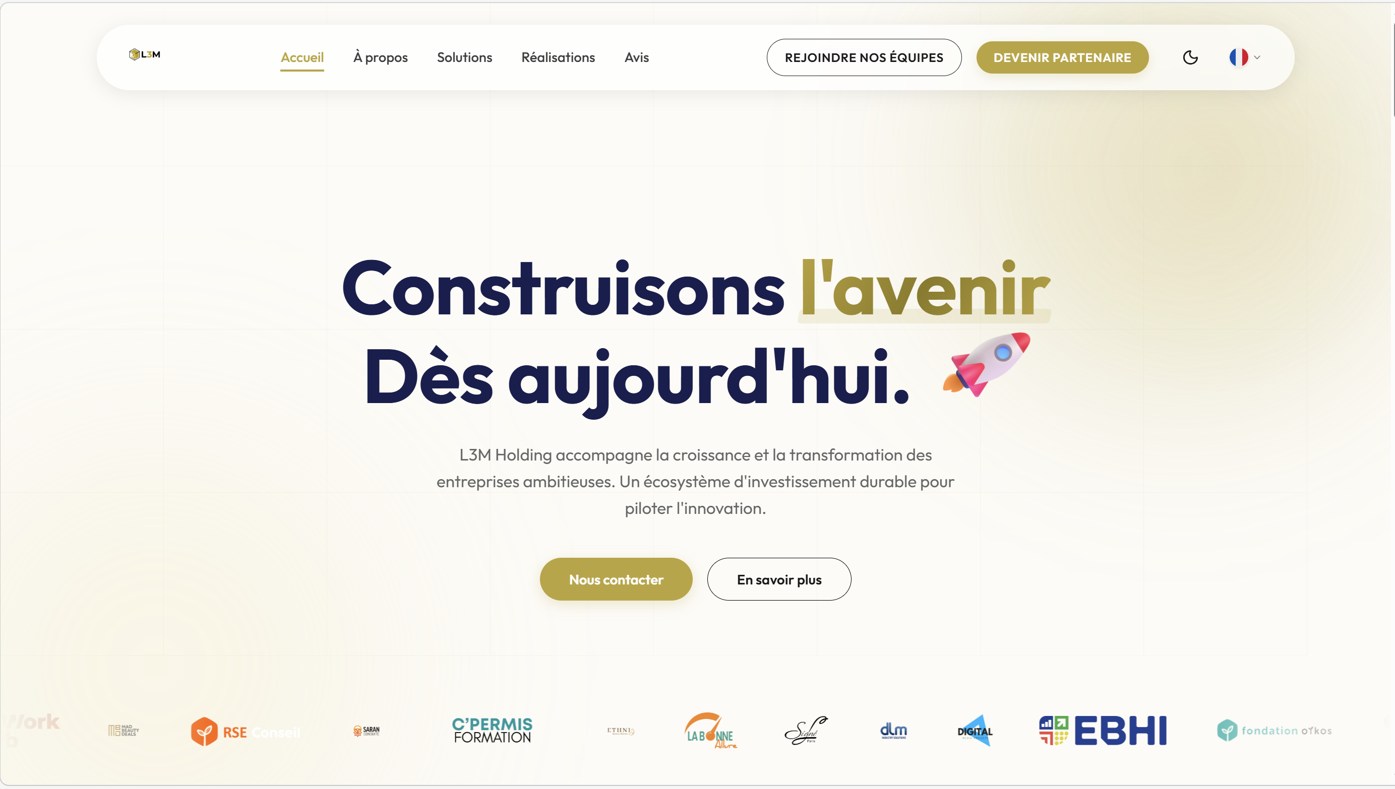 L3M Holding - Corporate website and digital ecosystem platform